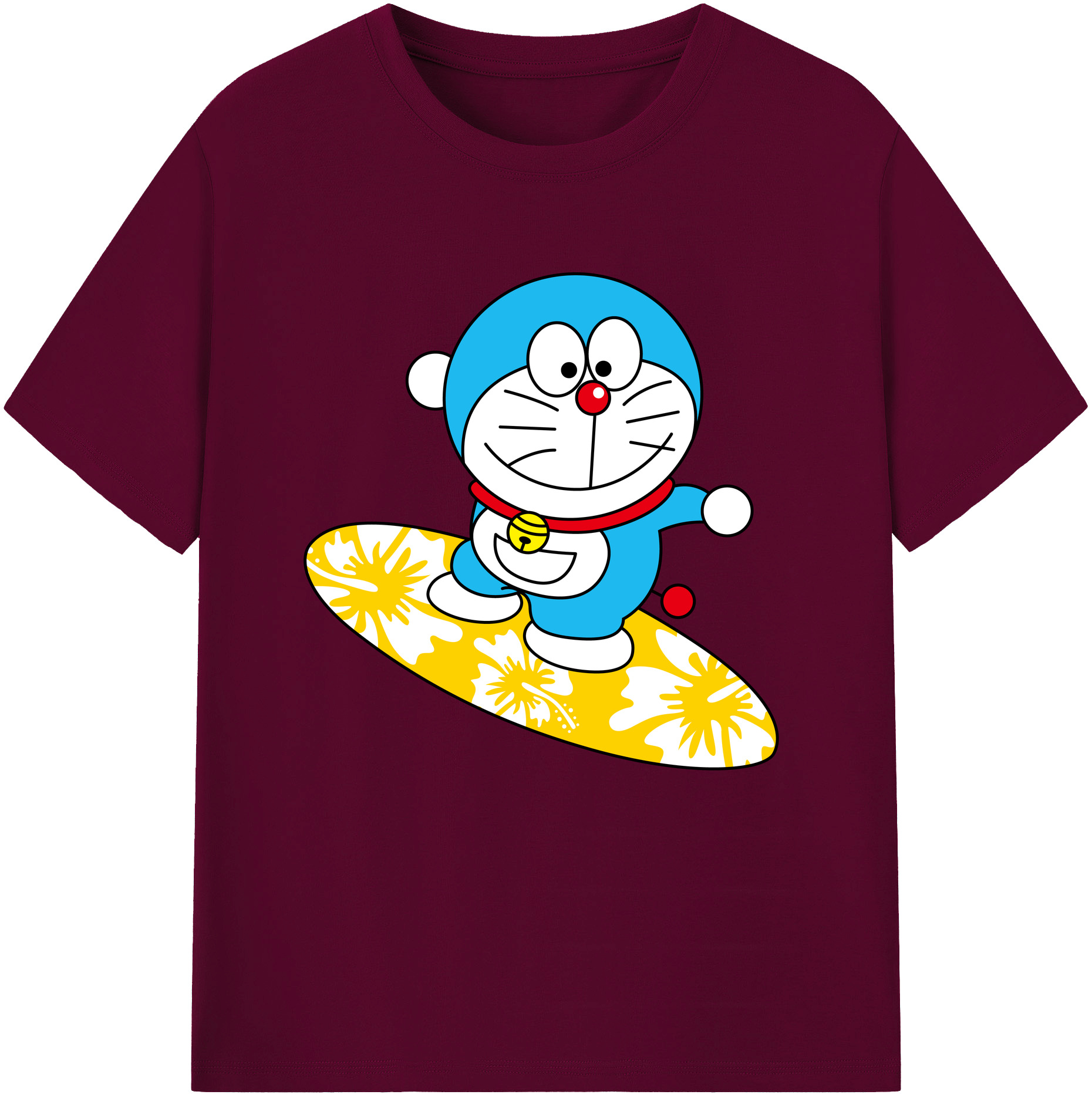 （画像用） ドラえもん Doraemon レディースカジュアルプリントTシャツ（綿100％）